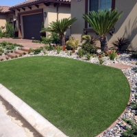 Artificial Grass Driftwood Texas Landscape Front Yard