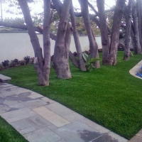 Artificial Grass Stonewall Texas Landscape Front Yard