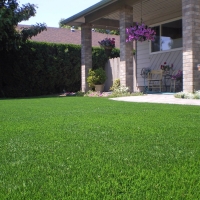 Artificial Turf Redwood Texas Landscape Front Yard