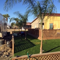 Artificial Turf Shiner Texas Landscape Back Yard