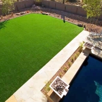 Fake Grass Alamo Heights Texas Lawn Summer Pools Back Yard