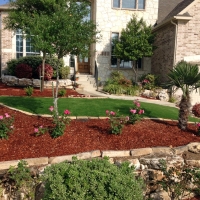 Fake Grass Bear Creek Texas Landscape Front Yard