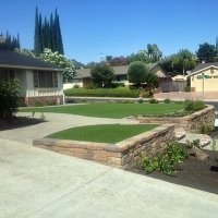 Fake Grass La Vernia Texas Landscape Front Yard