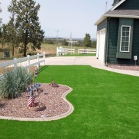 Fake Turf Blanco Texas Landscape Front Yard