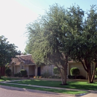 Fake Turf Bremond Texas Landscape Front Yard