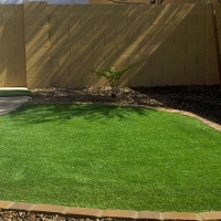 Fake Turf Leon Valley Texas Landscape Back Yard