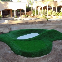 Golf Putting Greens Jarrell Texas Fake Turf Commercial Landscape