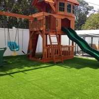 Synthetic Grass Redwood Texas Playgrounds Back Yard