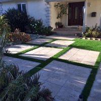 Synthetic Turf Live Oak Texas Lawn Pavers Front Yard