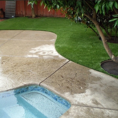 Fake Grass Hudson Bend Texas Lawn Summer Pools Pavers Back