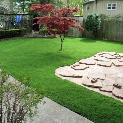 Fake Turf Luling Texas Landscape Back Yard