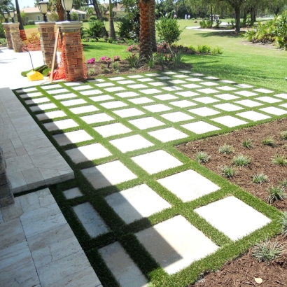 Fake Turf Thorndale Texas Landscape Pavers Back Yard