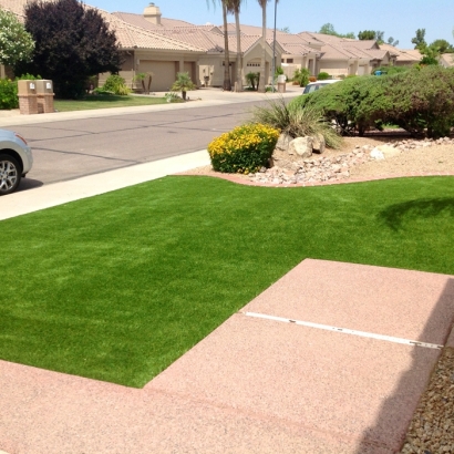 Fake Turf Universal City Texas Landscape Front Yard