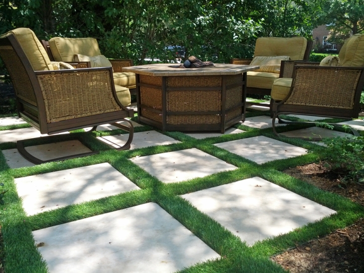 Artificial Grass Serenada Texas Lawn Pavers Back Yard