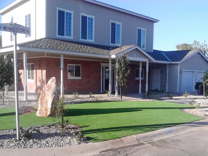 Artificial Grass Shady Hollow Texas Landscape Front Yard