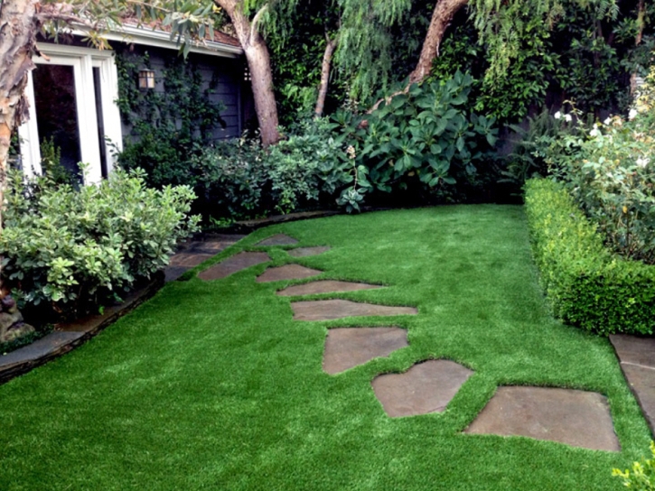 Fake Turf Hackberry Texas Landscape Pavers Back Yard