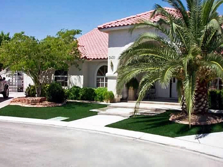 Fake Turf Lackland Air Force Base Texas Lawn Front Yard