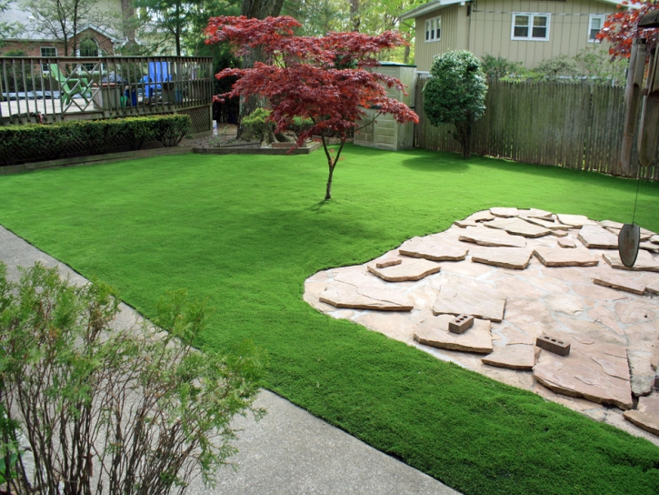 Fake Turf Luling Texas Landscape Back Yard