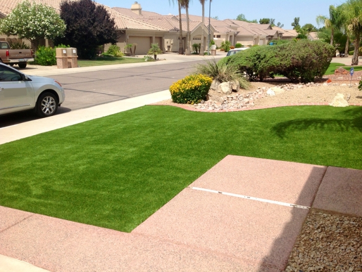 Fake Turf Universal City Texas Landscape Front Yard