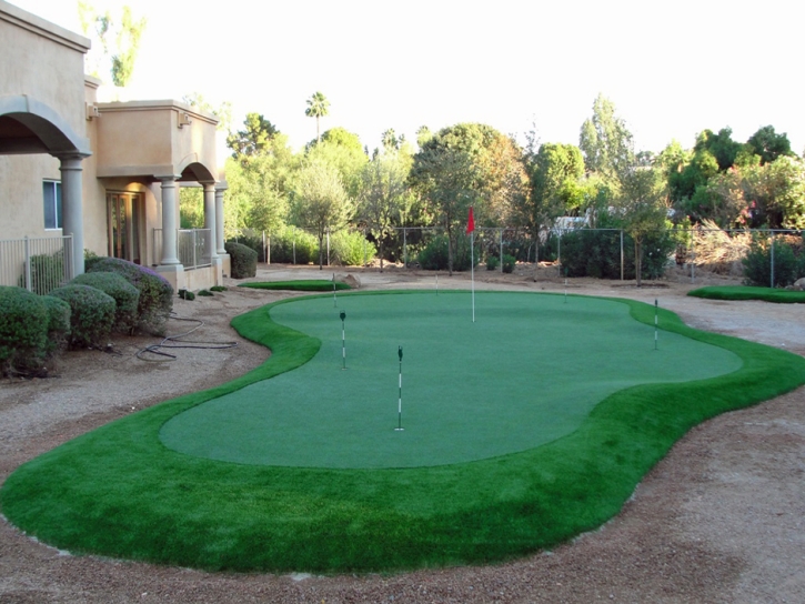 Golf Putting Greens Horseshoe Bay Texas Fake Turf Back Yard