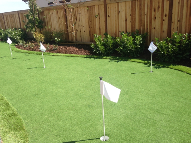 Golf Putting Greens Stonewall Texas Synthetic Grass Back