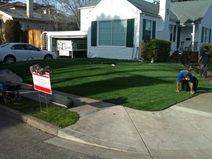 Synthetic Grass Hollywood Park Texas Landscape Front Yard