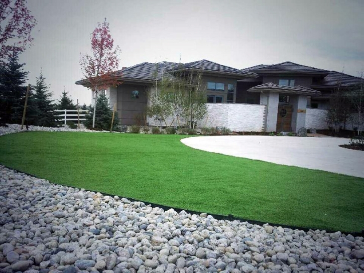 Synthetic Grass Lorena Texas Landscape Front Yard