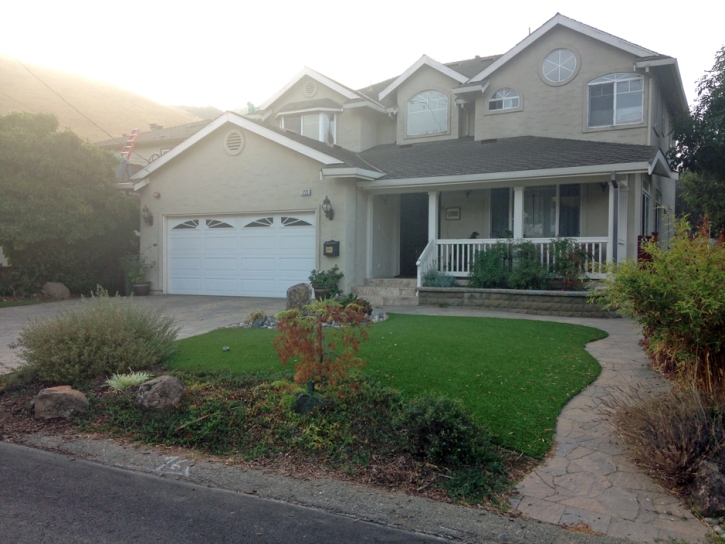 Synthetic Grass Rosebud Texas Landscape Front Yard