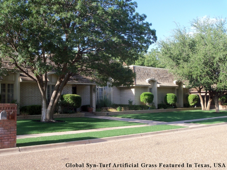 Synthetic Grass Sunset Valley Texas Lawn Front Yard