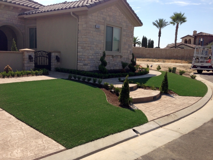 Synthetic Turf Brushy Creek Texas Landscape Front Yard