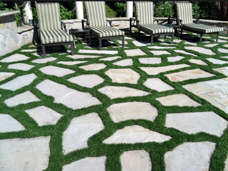 Synthetic Turf Hearne Texas Lawn Pavers Back Yard