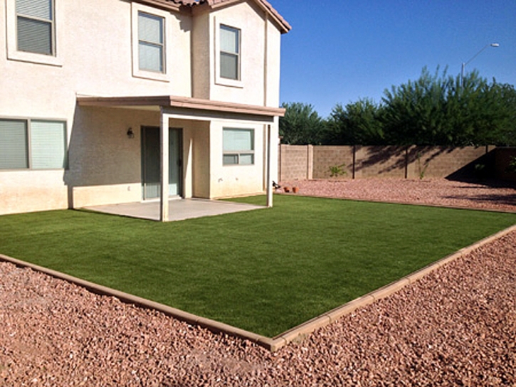 Synthetic Turf Von Ormy Texas Landscape Back Yard